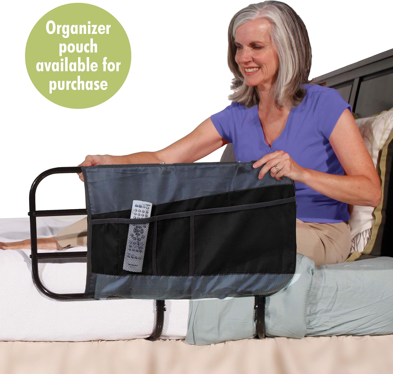 Able Life Bedside Extend-A-Rail, Adjustable Senior Bed Safety Rail and Bedside Standing Assist Grab Bar: Health & Personal Care