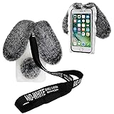 DasKAn 3D Bunny Ears Plush Case for iPhone 5 / 5S