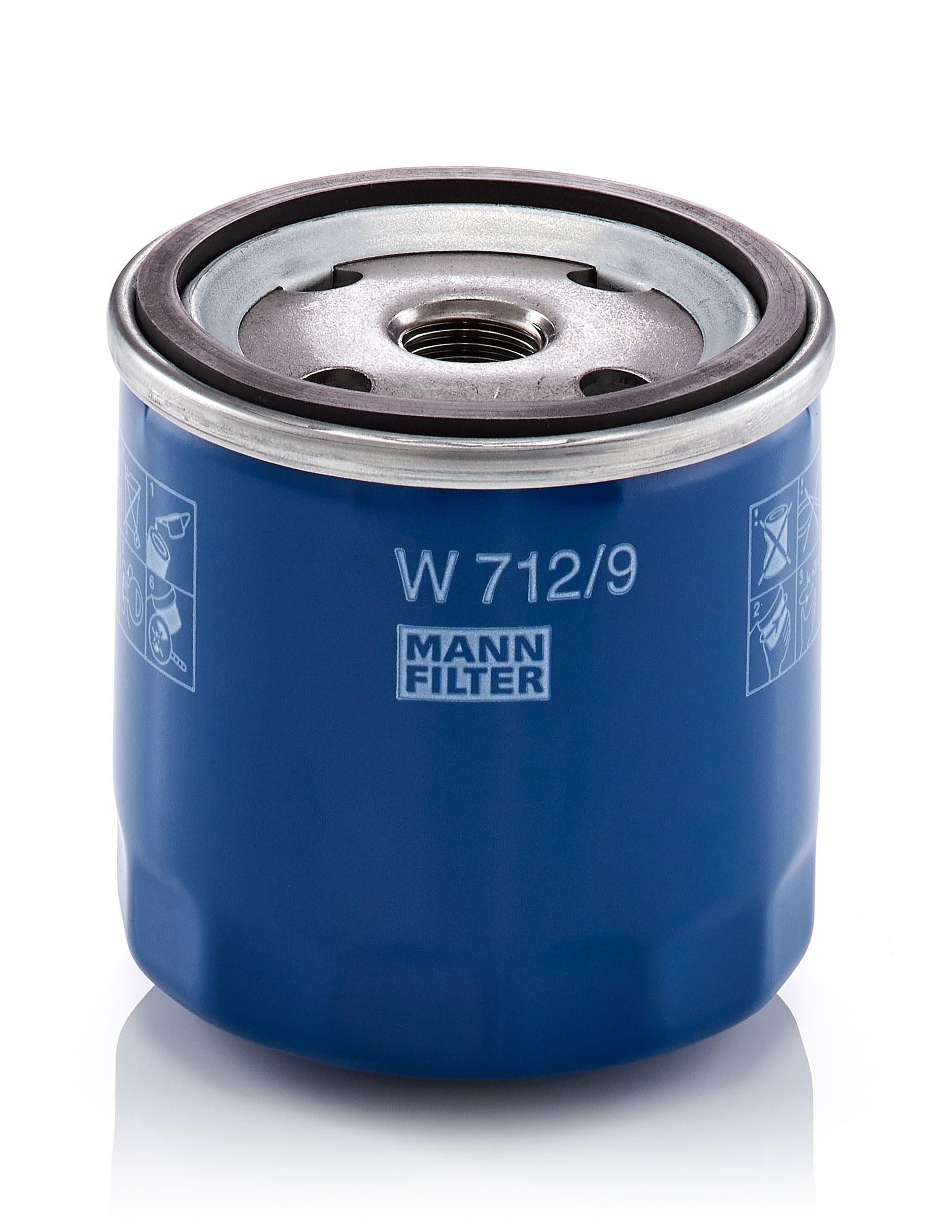 MANN-FILTER W 712/9 Oil Filter - for Cars + Transporters
