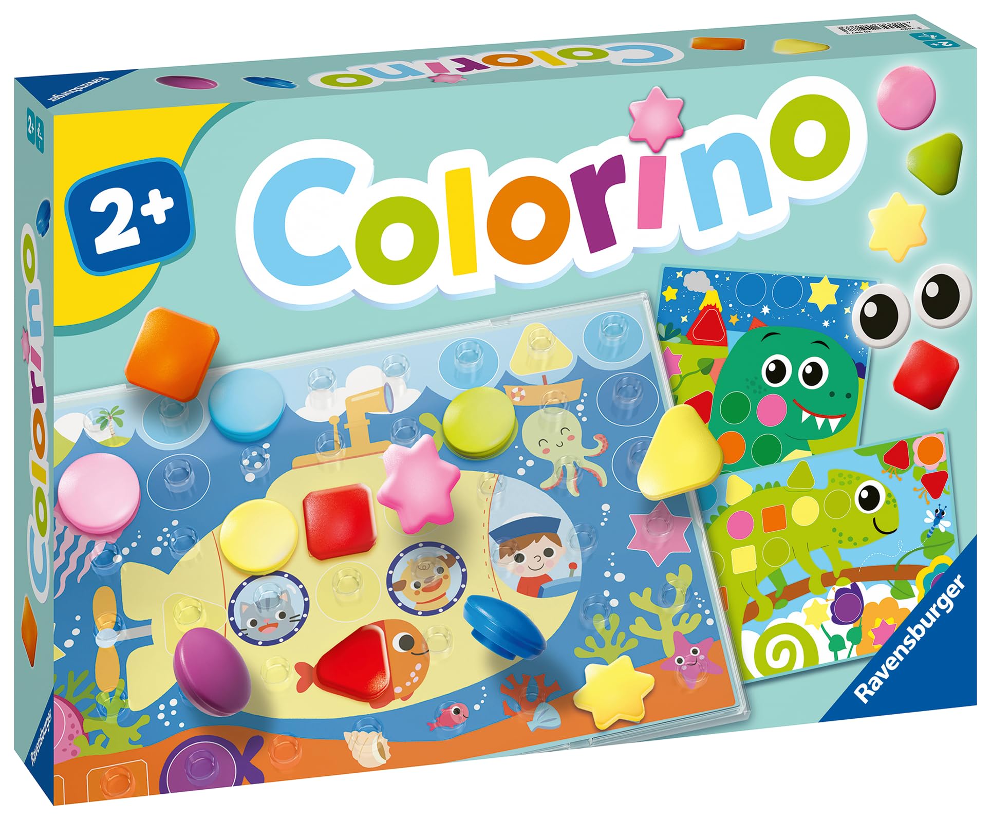 Ravensburger - Colorino Shapes and Colors, Educational Game for Children