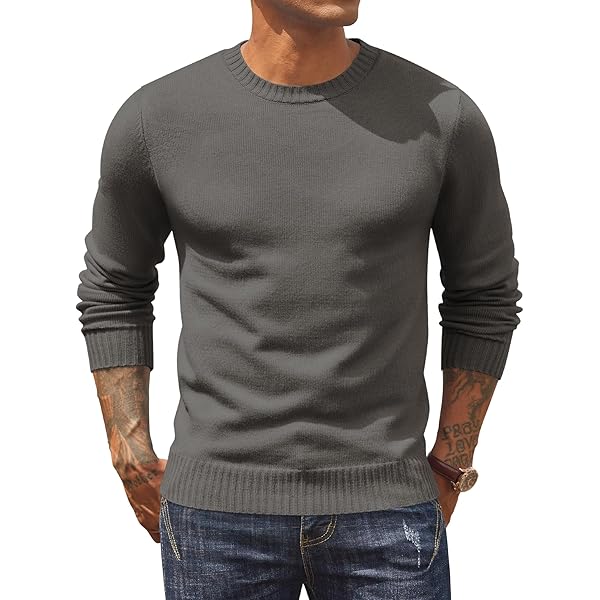 AllSaints Men's Kilburn Mock Neck, Carter Grey at Amazon Men's