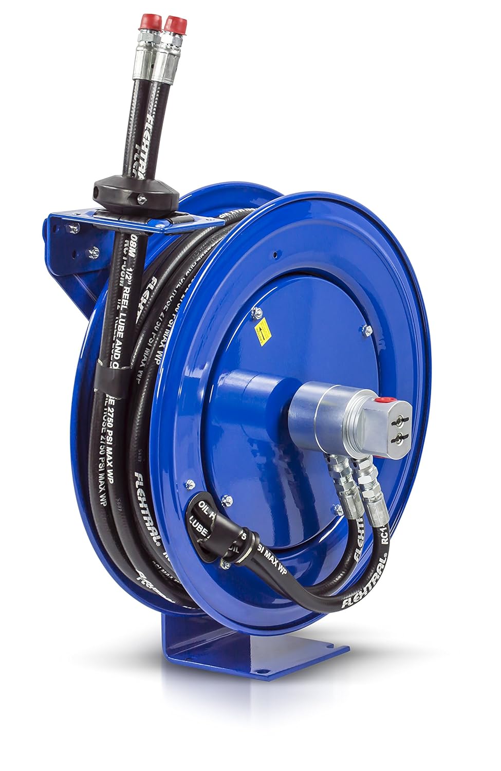 Coxreels MPD-N-430 Dual Hydraulic Hose Spring Rewind Hose Reel for  hydraulic oil: 1/2" I.D, 30' hose, 2500 PSI