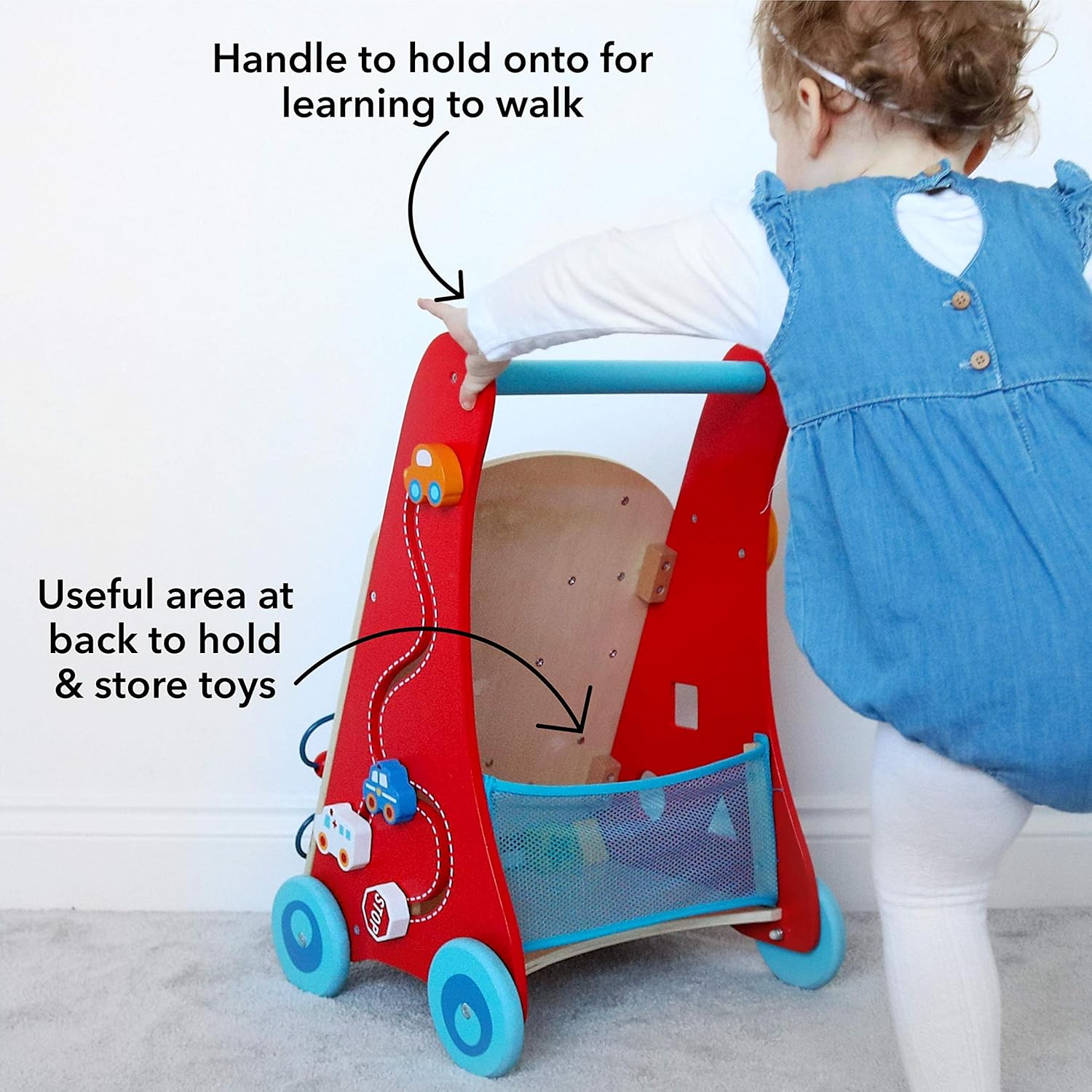 nuby wooden walker