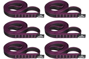 KLYTORX 18mm Nylon Climbing Sling Runner 23KN CE2008/EN566 Certified - Webbing Straps for Outdoor Rock Climbing, Rappelling, Swing, Yoga Hammock etc