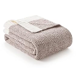 Snuggle Sac Heather Taupe Throw Blanket for