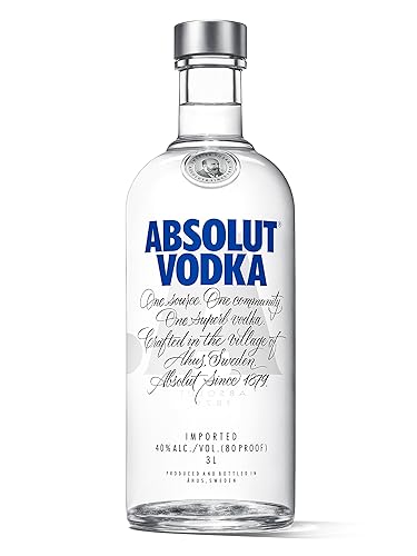 Absolut Vodka Original – Absolute Reinheit und einzigartiger Geschmack in ikonischer Apothekerflasche – Schwedischer Klassike
