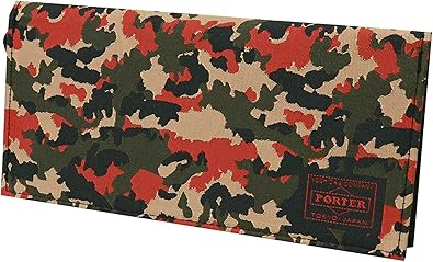 Amazon ポーター 吉田カバン ポーター ギリー Porter Ghillie ポ タ 財布 サイフ 長財布 メンズ レディース 吉田かばん 6 アルペンカモ 財布