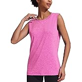 COOrun Women's Sleeveless Athletic Shirts Lightweight Sports Shirt Quick Dry Yoga Tank Tops Muscle Tank