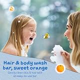 Childs Farm Kids Hair & Body Wash Bar 60g Organic Sweet Orange view 2