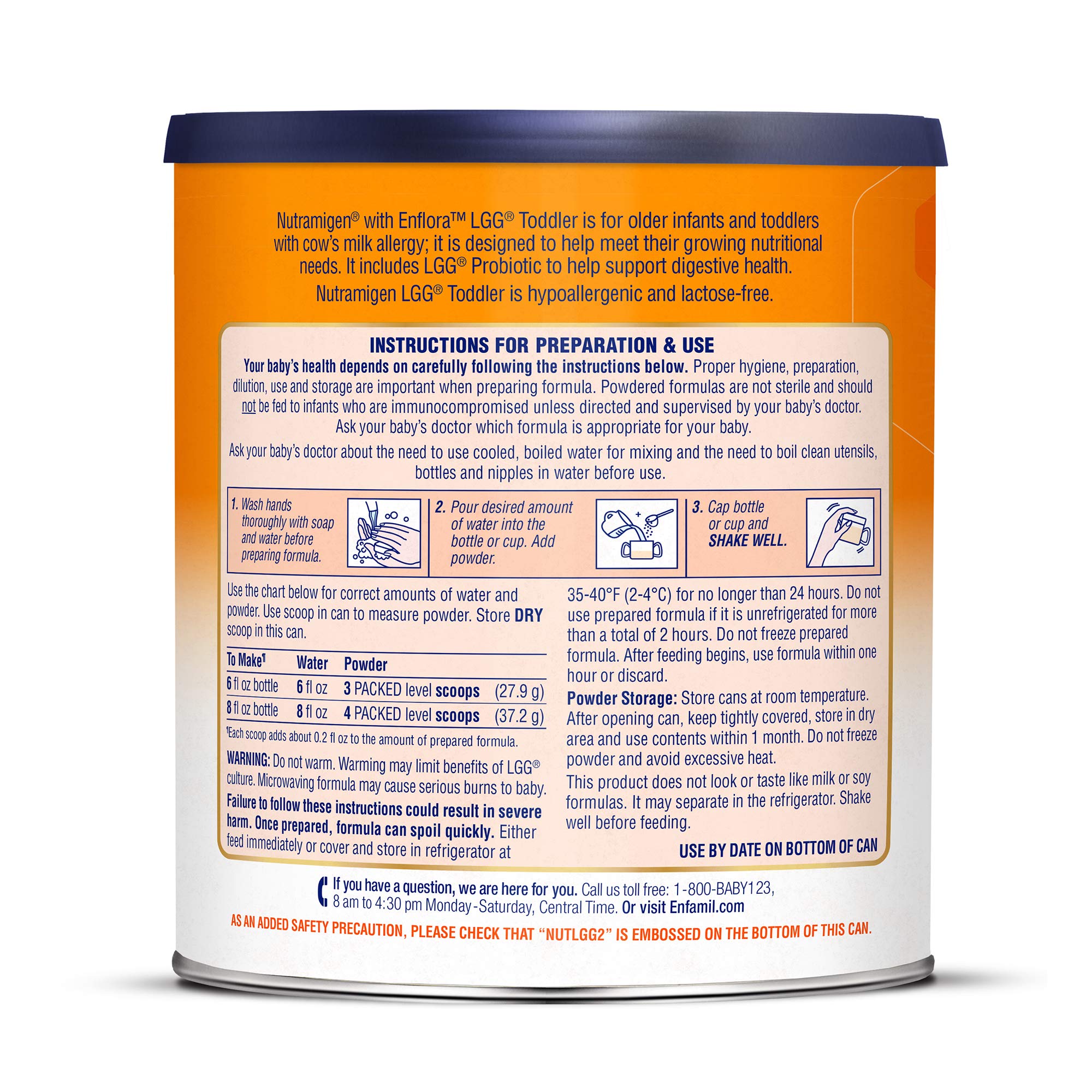 Enfamil Nutramigen Hypoallergenic Colic Toddler Formula Lactose Free