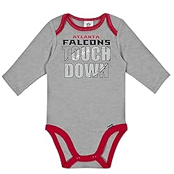 Gerber NFL Baby Boys' Long Sleeve Bodysuit, Team