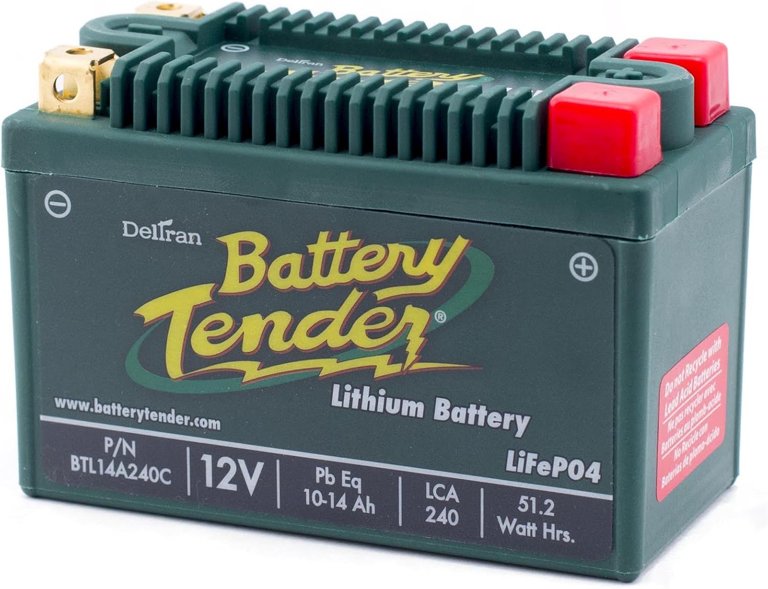 Battery Tender BTL4A240C Batteria al Litio/Ferro/Fosfato, 240 LCA