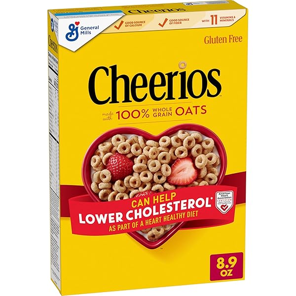 CHEERIOS CEREAL, LIMITED EDITION HEART SHAPES, AFFIRMATIONS BOX,...