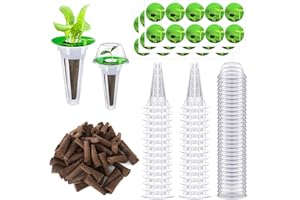 120 Pcs Seed Pods Kit for Aerogarden, Hydroponic Grow Anything Kit for Seed Starting System with 30 Grow Sponges,30 Grow Bask