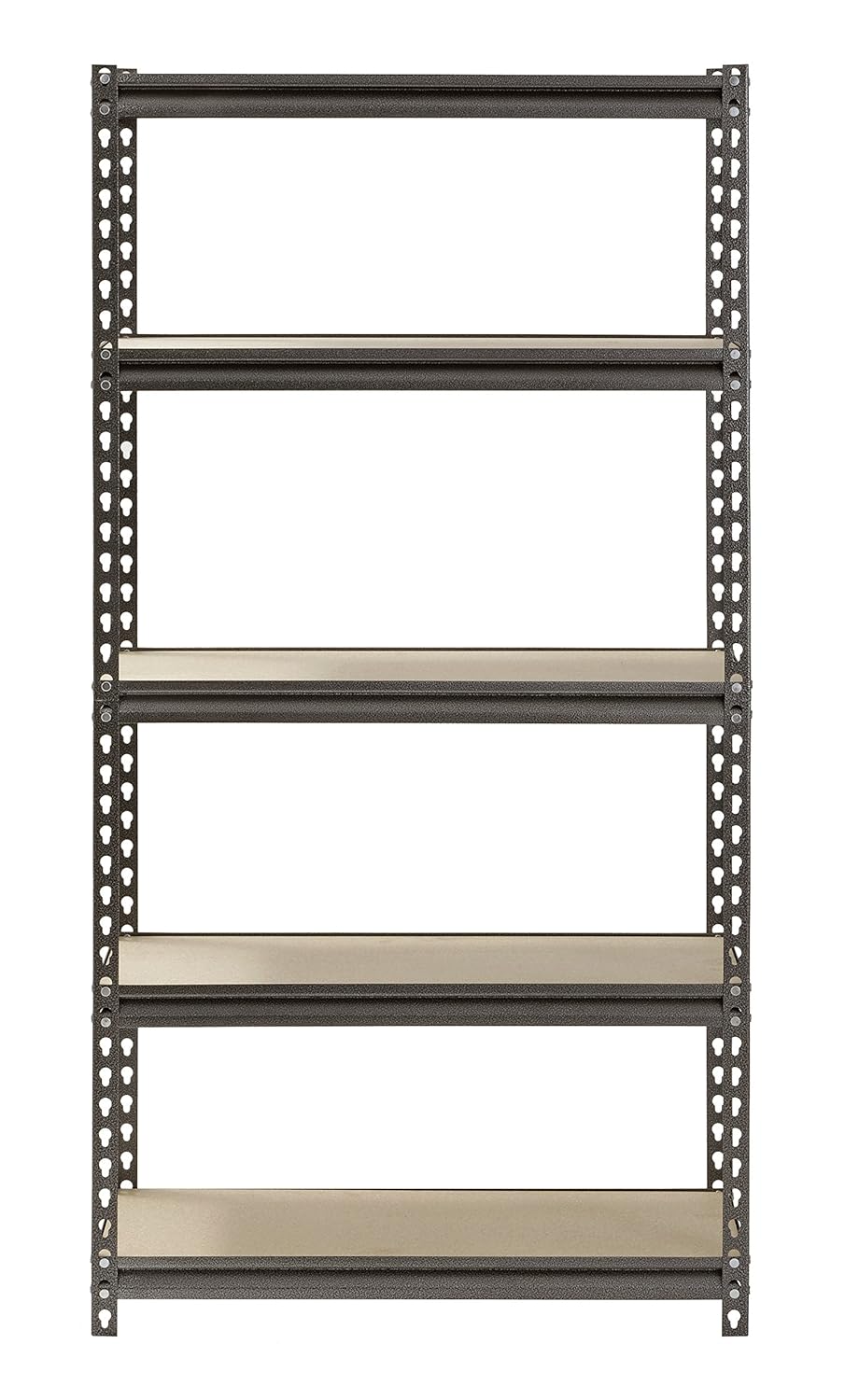 Muscle Rack UR301260PB5P-SV Silver Vein Steel Storage Rack, 5 Adjustable Shelves, 4000 lb. Capacity, 60" Height x 30" Width x 12" Depth: Industrial & Scientific