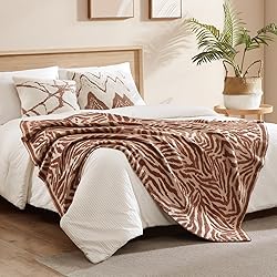 Snuggle Sac Zebra Blanket Brown Zebra Print Blanket