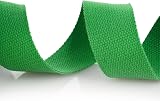 Trimz Cotton Webbing Green 40mm x 5m view 3