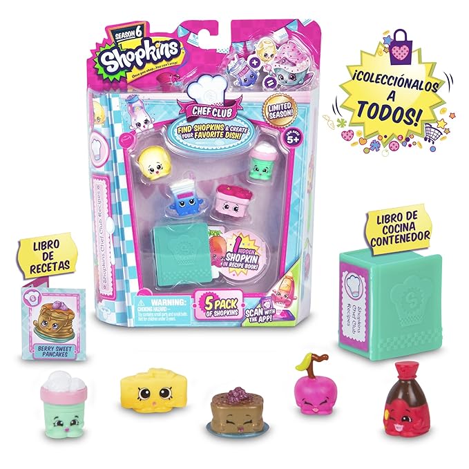 Shopkins - S6 CC blíster 5 (Giochi Preziosi HPK25010): Amazon.es ...
