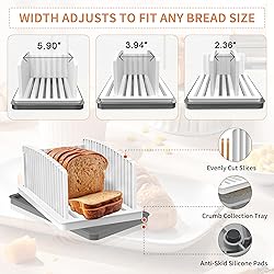 New Upgrade Bread Slicer for Homemade Bread, Bread