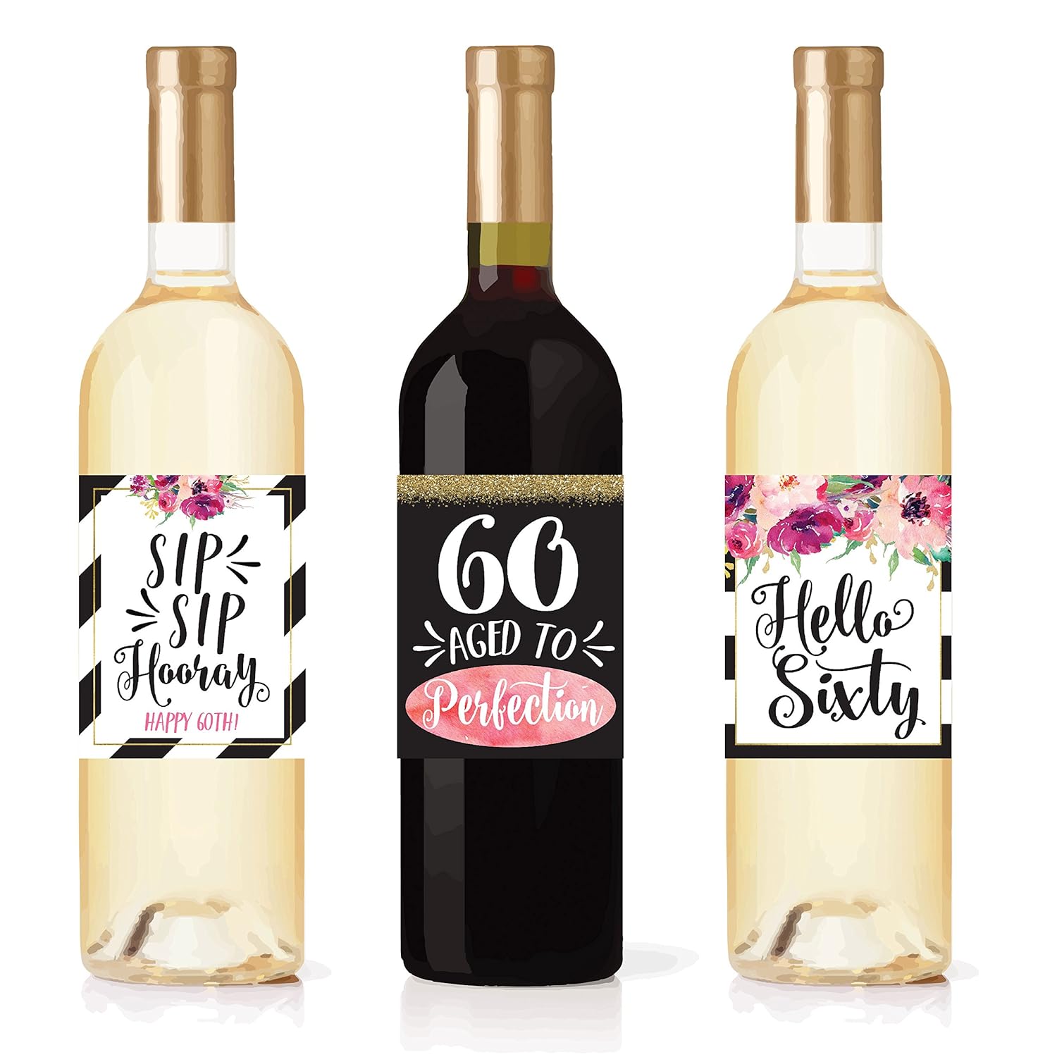 31 60th Birthday Wine Bottle Label - Labels Design Ideas 2020