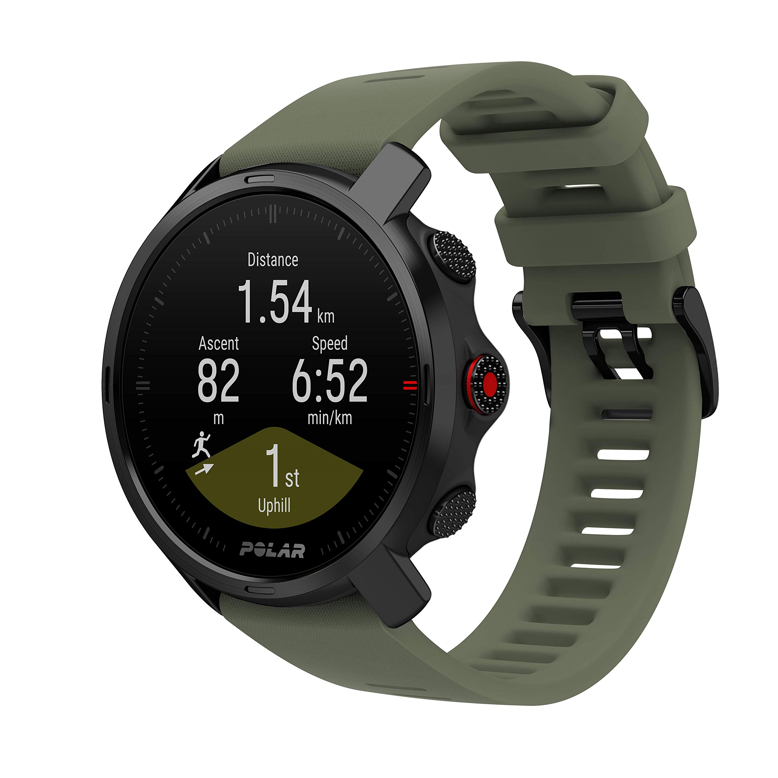 Polar Grit X, Rugged Multisport GPS Smart Watch, Ultra-Long Battery Life, Wrist-based Heart Rate, Military-Level Durability, Sleep and Recovery, Navigation, Trail Running, Mountain Biking