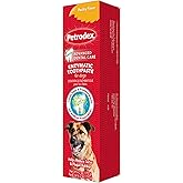 Petrodex Toothpaste for Dogs and Puppies, Cleans Teeth and Fights Bad Breath, Reduces Plaque and Tartar Formation, Enzymatic 