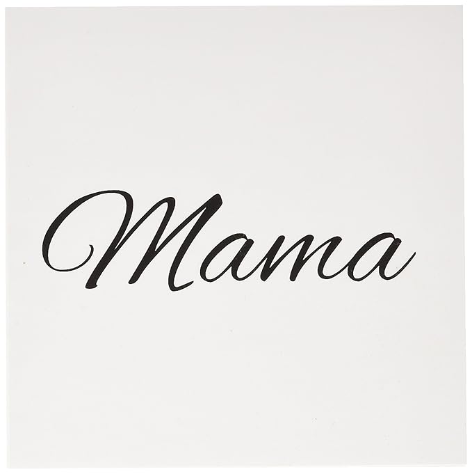 3dRose Greeting Cards 6 X 6 Inches Pack Of 12 Mama Word For Mom In
