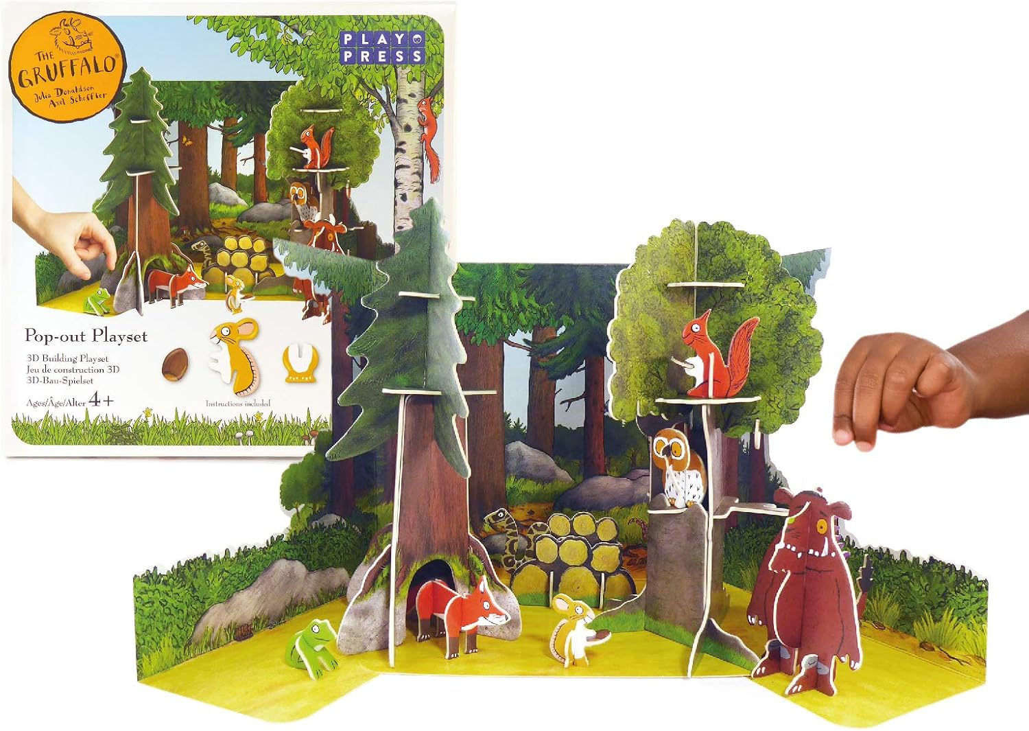PLAYPRESS The Gruffalo Pop-out Playset 