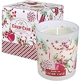 ROMIIE ZOI Christmas Scented Jar Candle - 6oz Soy Wax Candle - Candy Cane Infused with Peppermint Candy Cane Aroma - with Beautiful Keepsake Box Special for Holiday Gifts
