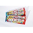 Face Twisters Sour Taffy Combo Blue Raspberry and Cherry | 4 Pack Large Sour Taffy Bars