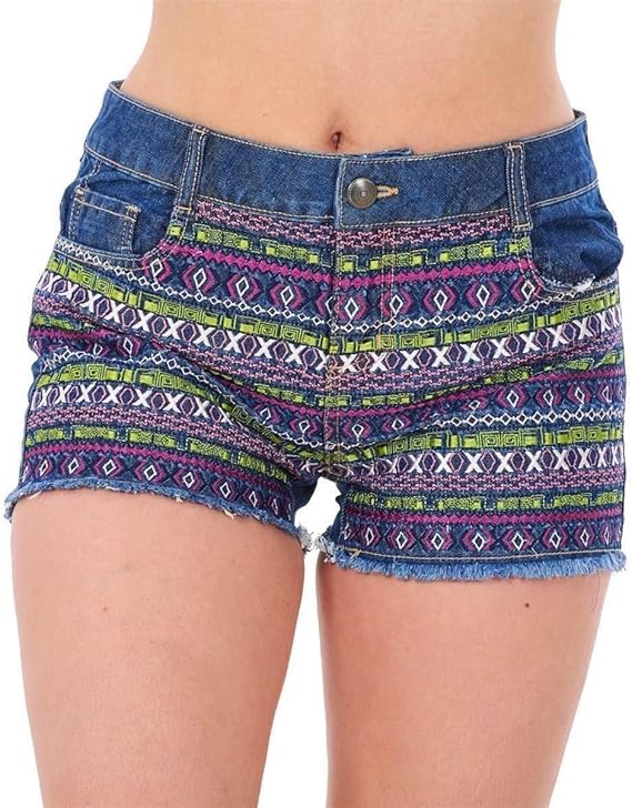 ladies denim shorts uk