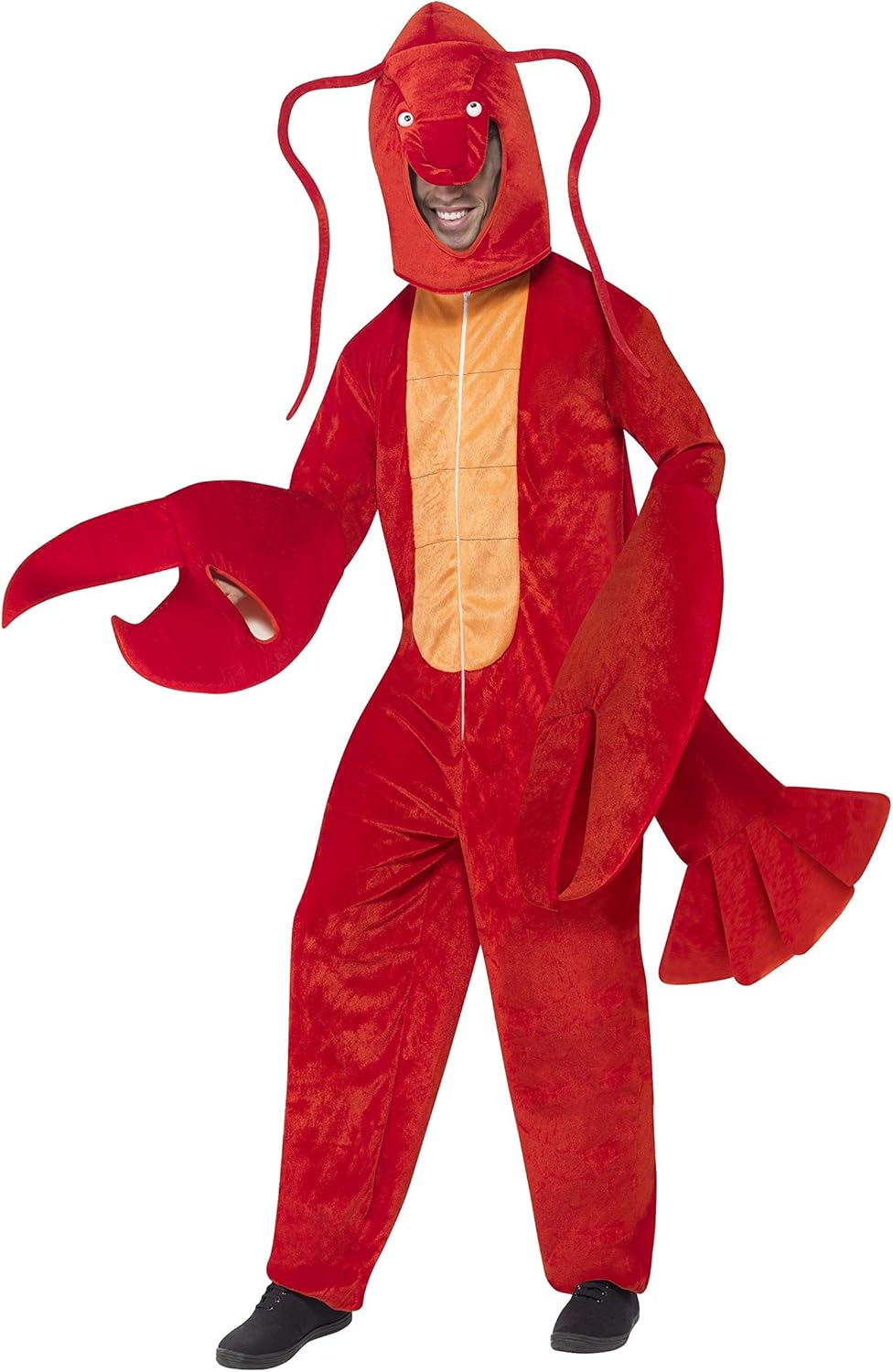 Smiffy's Men's Lobster Costume with Bodysuit and Hood
