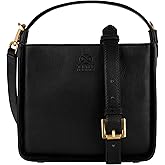 Time Resistance Leather Handbag - Full-Grain Leather Purse for Women - Tote Bag with Detachable Shoulder Strap