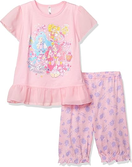 Amazon バンダイ ヒーリングっと プリキュア アパレルオリジナル玩具付き パジャマ 522 ガールズ 438 パジャマ 通販