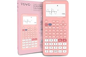 TOVO Scientific Calculator with Graphing Functions, Multiple Modes, 360 Functions, Large Screen, Intuitive Interface for Beginners, High School & Advanced Courses, TS-259 (Developed by CATIGA)