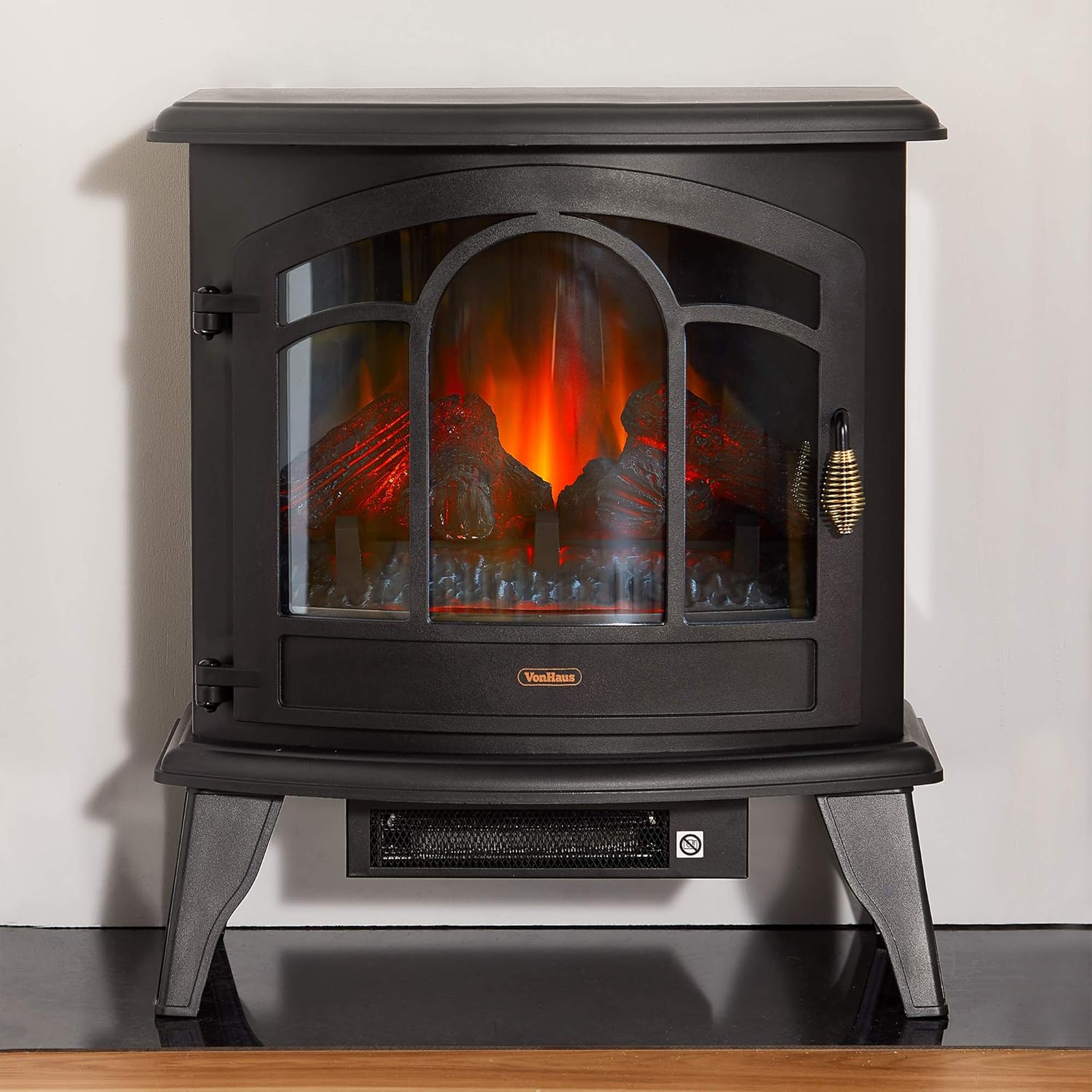 Electrical Fireplaces Ideal for Living Room Black DOMU Brands VonHaus