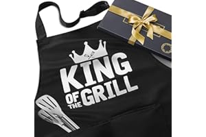 JDNFYGX Gifts for Men, Funny Gifts for Dad - Fathers Day, Birthday, Christmas, Valentines Day, Grilling Gifts for Men, Husband, Boyfriend, Brother - Cooking BBQ Grilling Aprons Gifts for Men Him, Chef Gifts