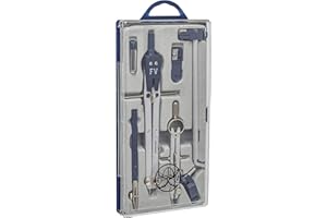 FEROCIOUS VIKING Drafting Compass for Geometry Set - Drawing Compass Geometry Set for Drafting, Math and Making Circles with Large Extension Beam for School, Drafting, Engineering and Architecture