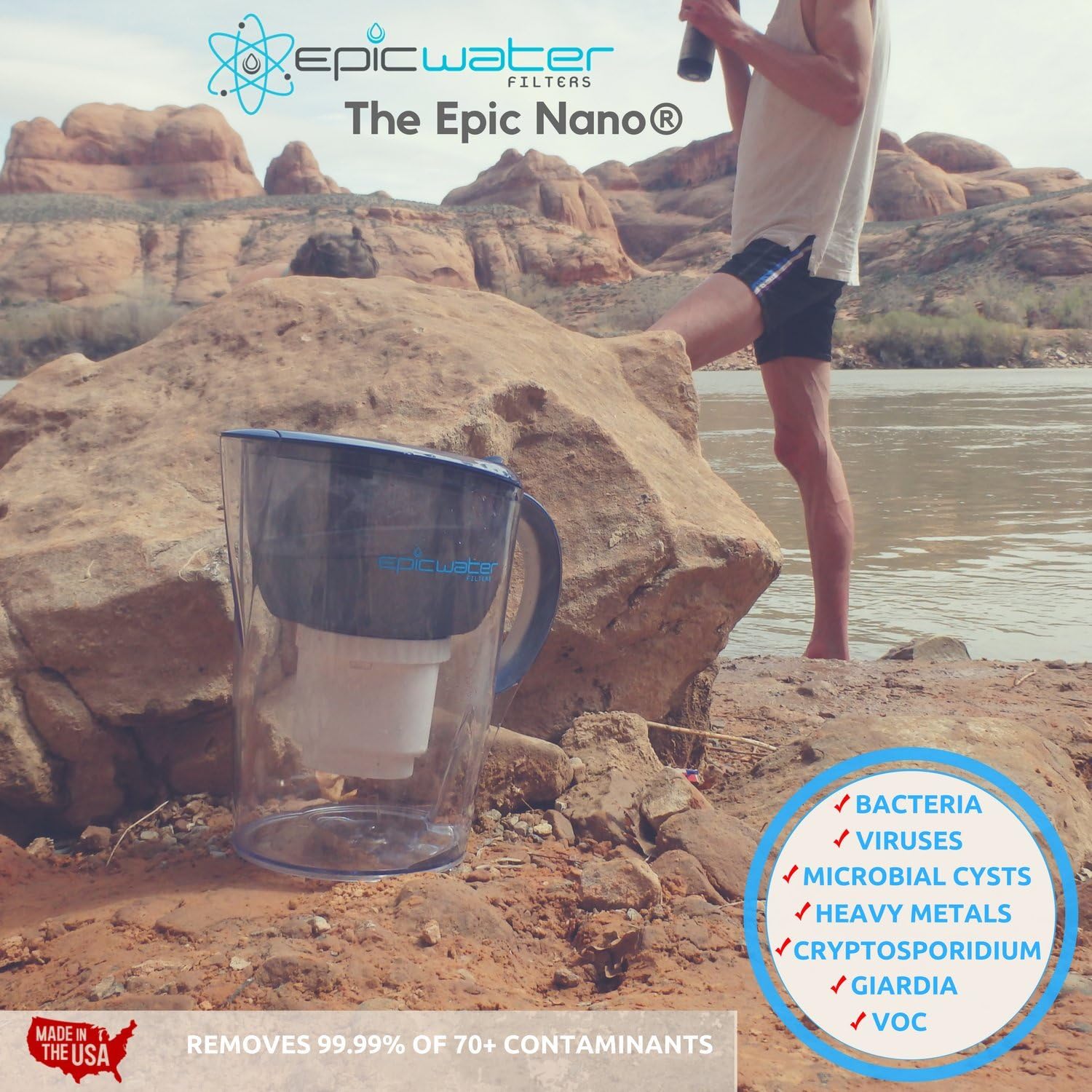 Replacement Filter Epic Nano Water Filter Pitcher - Image 3