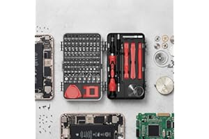 115-in-1 Precision Screwdriver Set, Electronics Repair Tool Kit Micro Magnetic Bit with Flexible Shaft for Phone, Mac, Comput