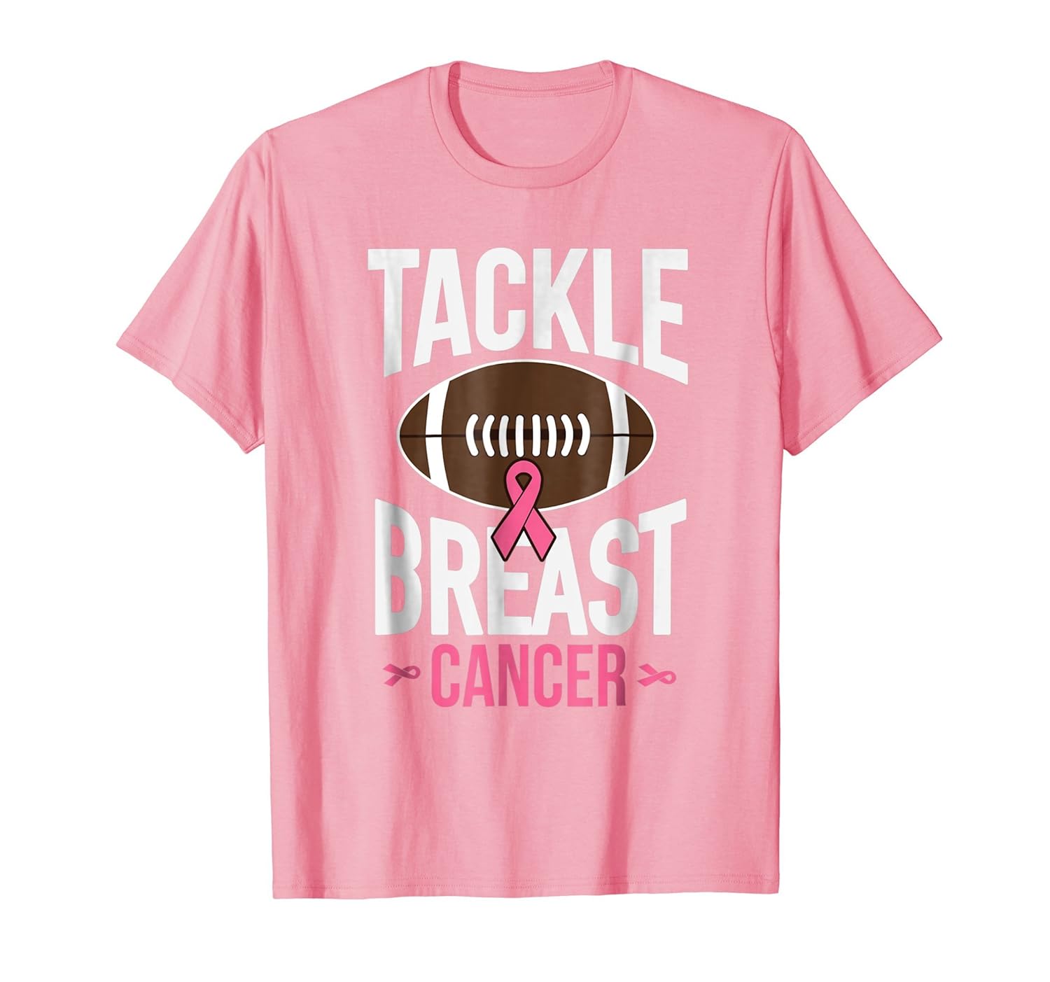 Tackle Breast Cancer Football Awareness Support T Shirtln Lntee