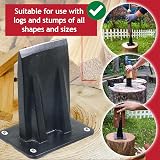 Spares2go Kindling Splitter Log Wedge 3kg Heavy Duty Cast Iron view 7
