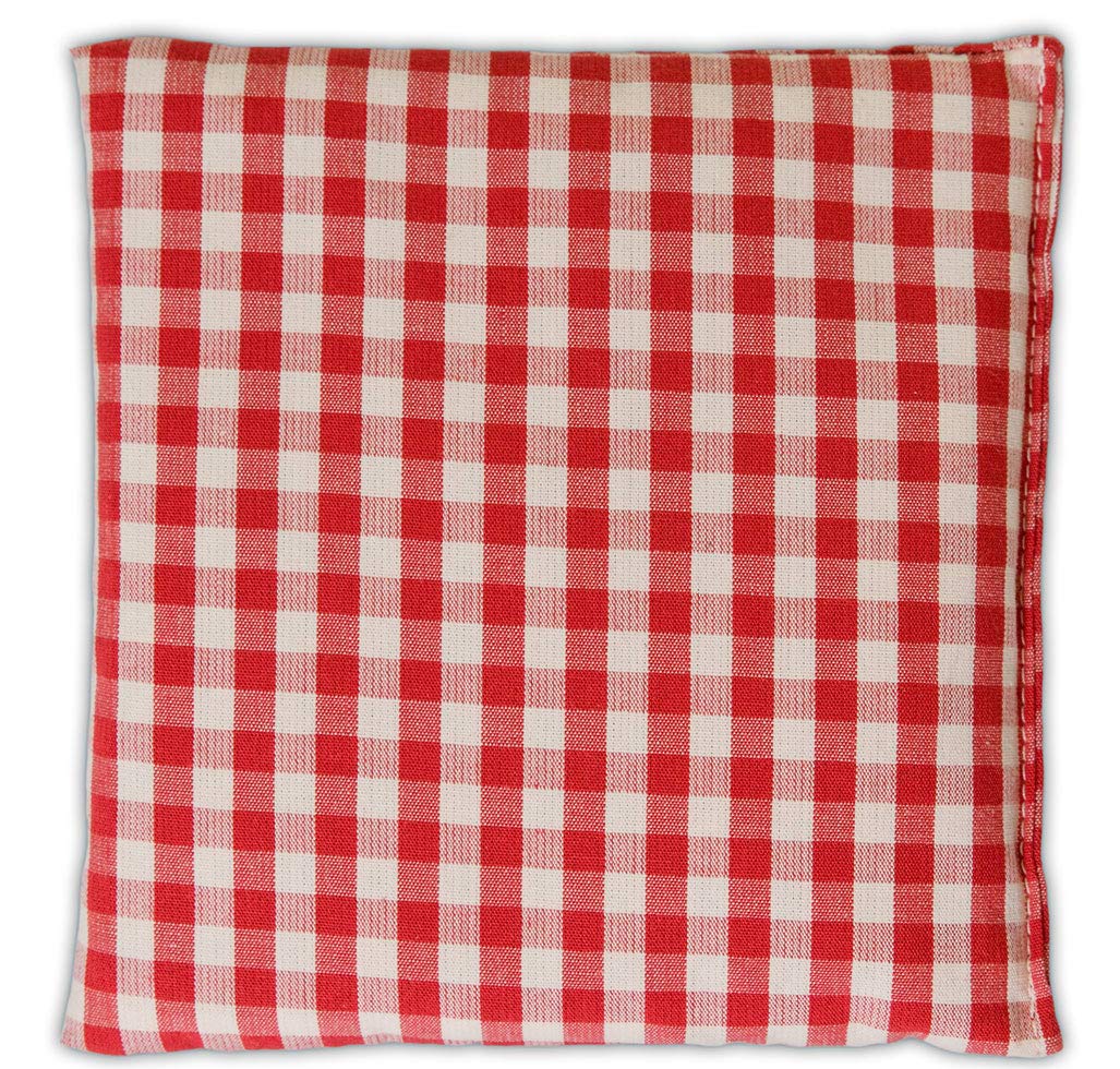 Saco térmico 12x12cm rojo y blanco | Almohadilla térmica | Pequeño ...