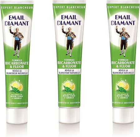 Email Diamant Email Diamant Toothpaste Baking And Fluor 50 Ml Pack Of 3 Amazon Co Uk Kitchen Home
