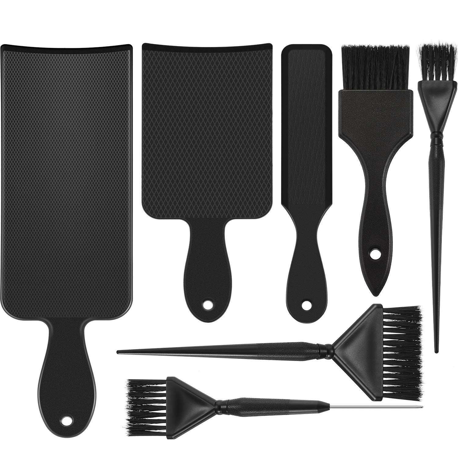 7 Pieces Hair Dye Coloring Kit, Includes 3 Highlighting Paddle Board Balayage Board and 4 Hair Dye Tinting Brush for Hair Coloring Bleaching Salon DIY Home Hair Dryers : Beauty