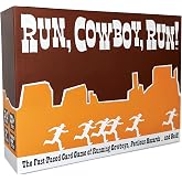 Run, Cowboy, Run! The Fast-Paced Card Game of Running Cowboys, Perilous Hazards ... and Gold! Ages 10 Plus, Family Friendly, 2-6 Players