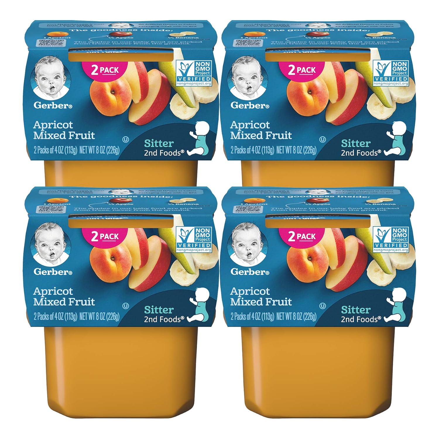 gerber apricot mixed fruit