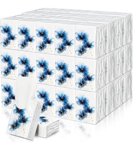 Pekky 100 Pack 4-Ply Travel Facial Tissues