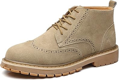 brogue desert boots