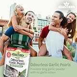 Natures Aid Odourless Garlic Pearls 120 Softgel Capsules - Heart Health view 2